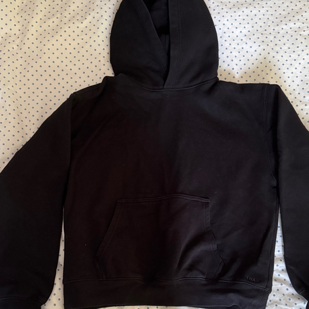 TNA Black Embroidered Sweatshirt